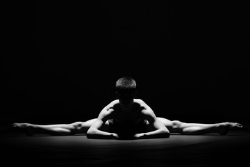 Ballet dancer in black