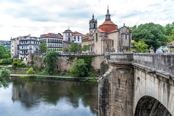 Historical City Amarante in Portugal