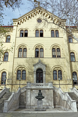 Fototapeta na wymiar Palace of Rectorate in Zagreb, Croatia