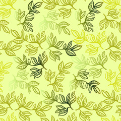 Leaves pattern background