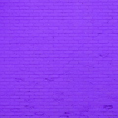 Fototapeta na wymiar Purple brick wall