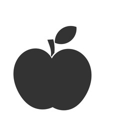 Apple icon. Vector illustration