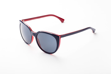 Stylish sunglasses isolated on white background cutout