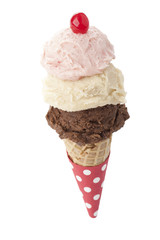 soft serve ice cream cone