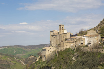 Fototapeta na wymiar Roccascalegna, Abruzzo, Italy