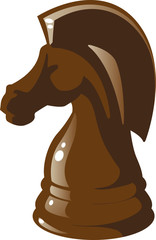 Knight chess figure