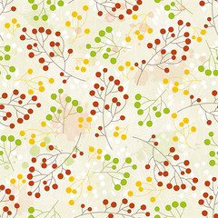 Seamless floral colorful vector pattern
