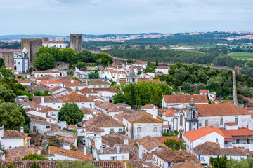 Fototapeta premium Obidos - Beautiful and Historical City in Portugal