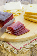 Slices of Italian Speck