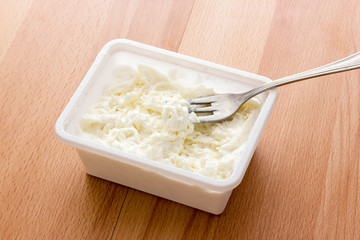 Stracciatella mozzarella from Italy