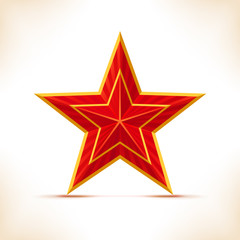 Obraz premium Red star.