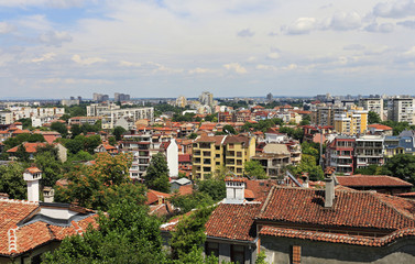 view from one of the hills of Plovdiv - Bulgaria