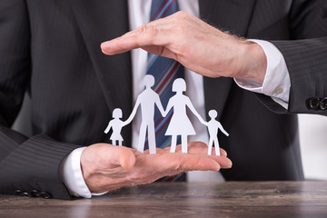 Concept of family insurance