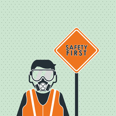 Industry security supplies  design, vector illustration