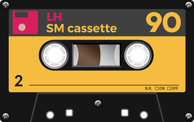 Vintage cassette tape