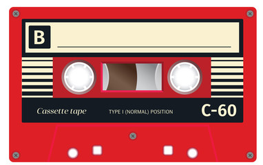 Vintage cassette tape