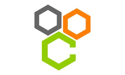 Hexagon Letter C