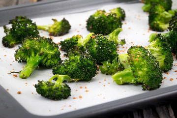 garlic parmesan broccoli side
