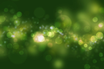 Green bokeh