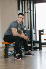 Fototapeta premium Portrait Of A Physically Fit Young Man
