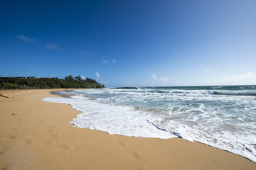 Fototapeta na wymiar Kealia Beach, Kauai, Hawaii -3