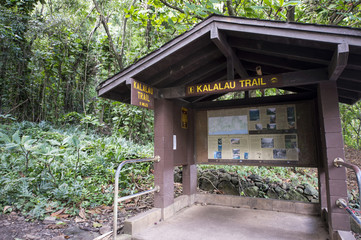 Fototapeta na wymiar Kalalau Trail, Kauai, Hawaii