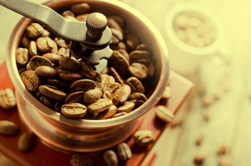 Whole coffee beans