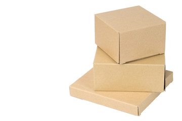 brown corrugated paper box