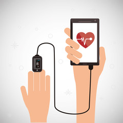 smartphone gadget design, vector illustration