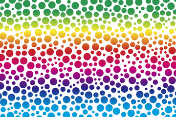 Background material wallpaper, Polka dot, polka dots, dot, dots, spots, dimples, dither, rain, Rainbow colors, rainbow, colorful,