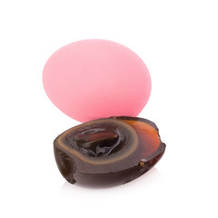 Asian Traditional Food, Century Eggs or Pidan Eggs Made By Prese