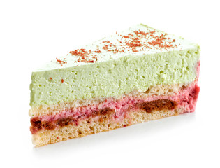basil and strawberry cheesecake