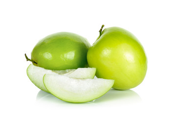 Monkey apple isolated on the white background