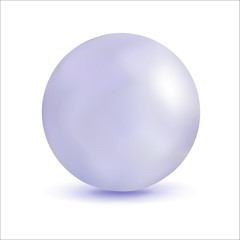 3D illustration sphere with a pearl effect. Element for design