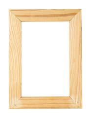 Picture frame wood isolate