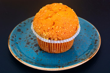 Baking Carrot Cake with Walnuts.
