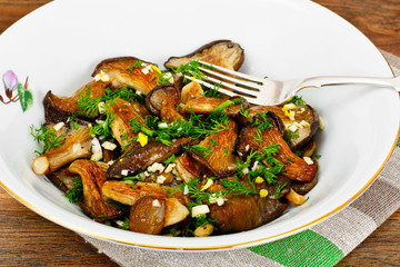 Fried Oyster Mushrooms