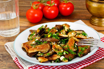 Fried Oyster Mushrooms