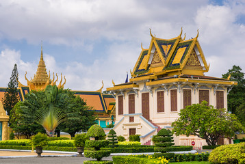 Grand architecture and beautiful garden