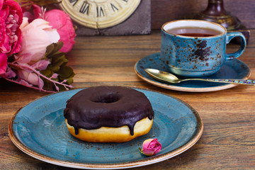 Delicious Sweet Chocolate Donut