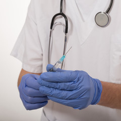 Siringa e analisi cliniche