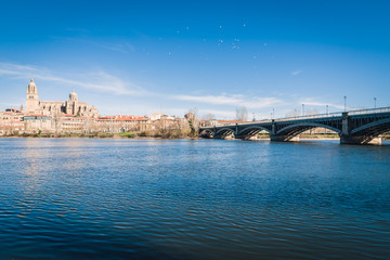 View of City of Salamanca, Spain
