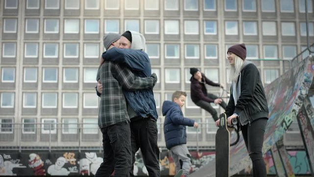 skater welcome a other skater