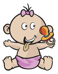 human emotions in a little baby