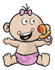 human emotions in a little baby