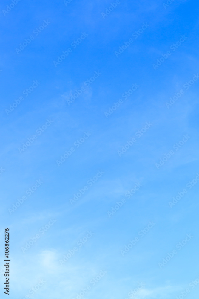 Wall mural clear blue sky