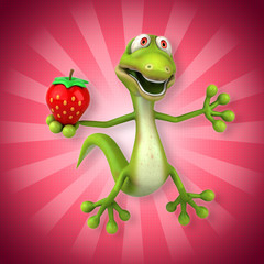 Fototapeta premium Fun lizard
