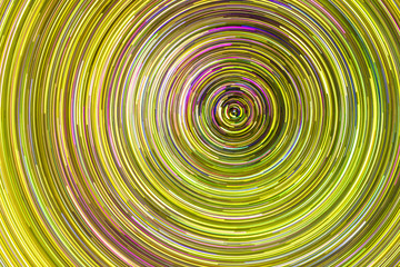 Modern art. Rotate long exposure neon lights texture 