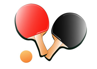 table tennis tools vector