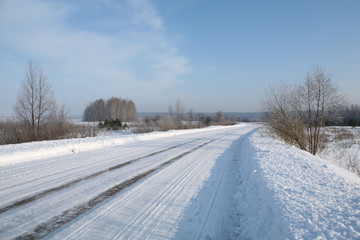 winter road